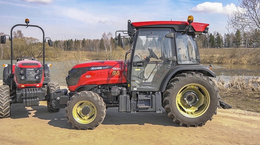 Минитрактор Solis-Gold | Солис-Голд 60GС A/С 4x4 12+12 Carraro Radial аgri 280-70R18 / 360-70R28 (с ПСМ)
